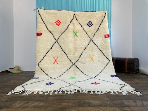 Beni ourain rug moroccan - ourain,
