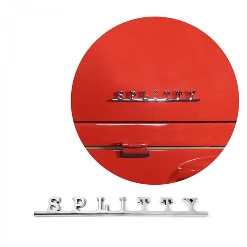 Splitty script emblem badge - vw,