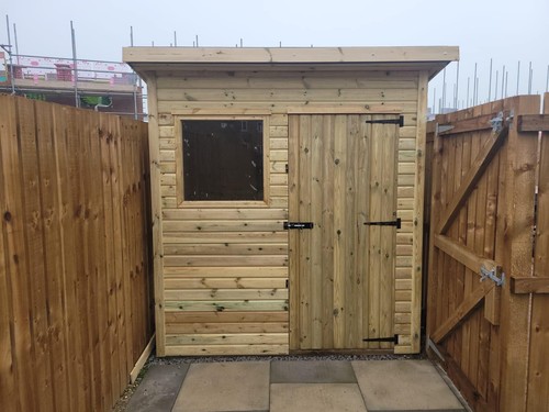 8x6 shed wooden - shed, 16mm