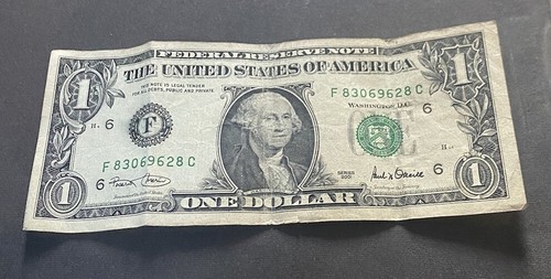 Old one dollar anerican usa - one,