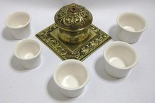 White china Inkwell insert