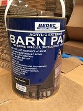 Bedec Barn Paint Black Satin 5
