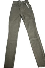 Women's Jeans West 24 J Brand Skinny Stretch Jeans Black New