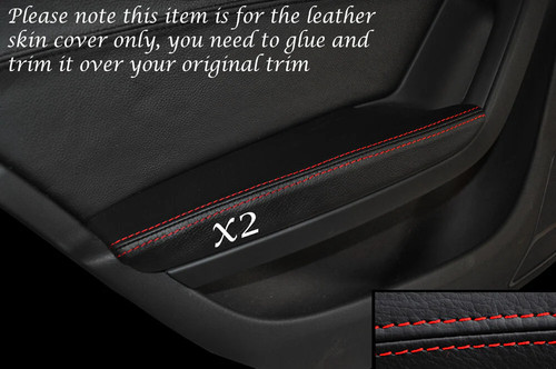 Red stitch rear door - stitch,