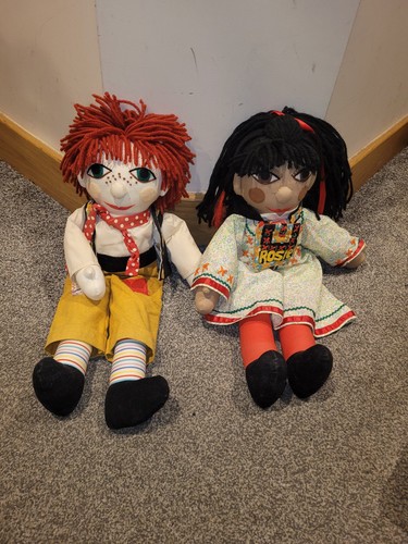 Rosie and jim vintage plush - and,