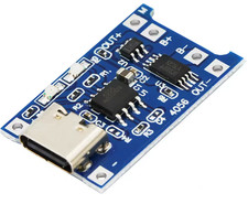 5V 1A USB Type C 18650 TP4056 Lithium Battery Charger Module Charging Board PCB