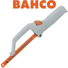 BAHCO Mini Hacksaw With 300mm Sandflex Blade Adjustable Close Flush Cutting 208