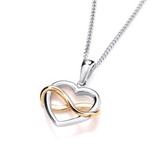 Sterling Silver & 9ct Gold