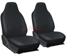 For Mitsubishi FTO (2000-02) Heavy Duty Leatherette Car Seat Covers - 2 x Fronts