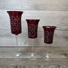 Partylite Ruby Red Garnet