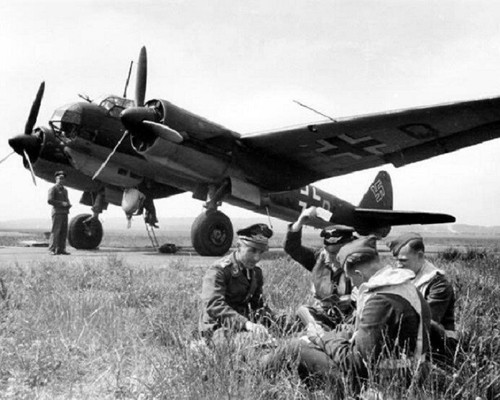 German junkers bomber - ju-88,