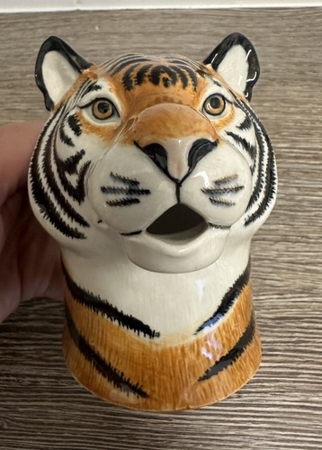 Quail ceramics tiger jug - ceramics,
