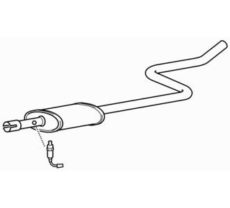 Quality centre exhaust middle - quality,