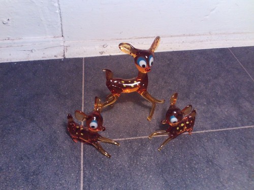 Three vintage murano glass - three,