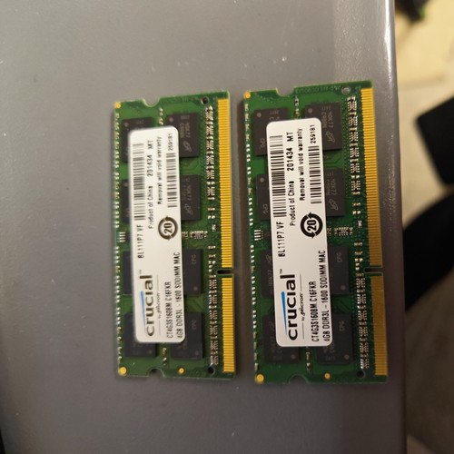 Crucial 8gb 4gb pc3 12800 - 8gb, pc3-12800