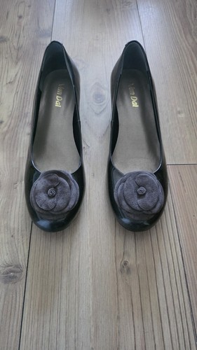 Van dal black - patent, leather