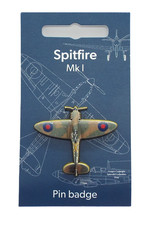Spitfire enamel pin badge - spitfire,