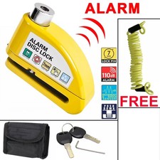 Motorbike security disc lock - motorbike,