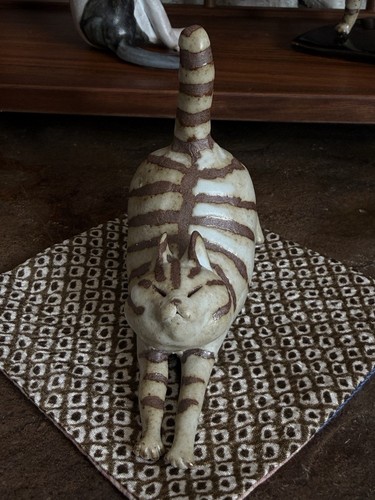 Handmade striped stretching - handmade,
