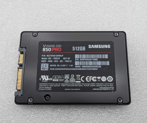 Samsung 850 pro - 512gb, 2.5"
