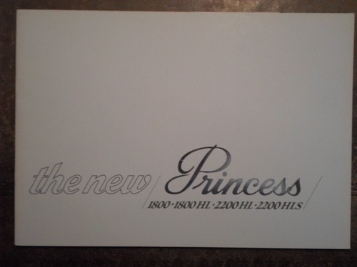 Princess range orig 1976 - 1976, 1977