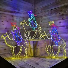 70cm Three Wise Men Camels 420