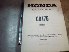 1973 HONDA CD175 PARTS CATALOG OEM