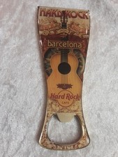 Hard Rock Cafe Bottle Opener Magnet Barcelona Pilsner