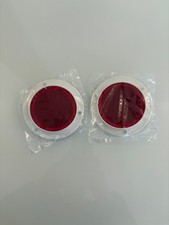 Pair of Red Reflectors for Ex Military Land Rover/Sankey (267014 / FVS21/1)