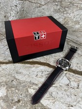 Tissot 1853 PRC100 T049417A Chronograph Men's Watch Black Dial Fully Working