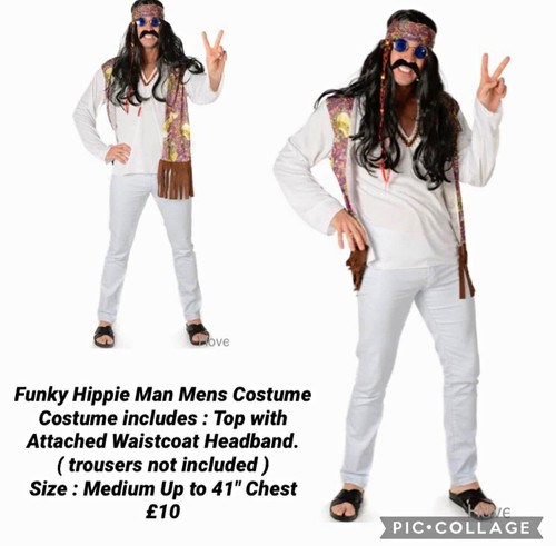 Funky hippie man 1960s - funky,