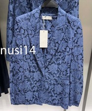 ZARA NEW WOMAN LACE BLAZER JACKET FLORAL BLUE XS-XL 8366/846/400