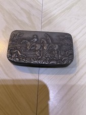 Snuff Pill Box Cornish Pewter