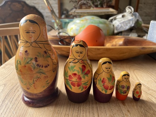 Vintage 1960s russian doll - ,