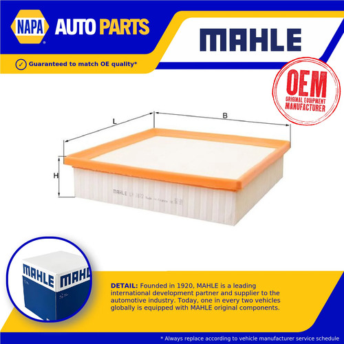 Air filter lx2872 - air, mahle