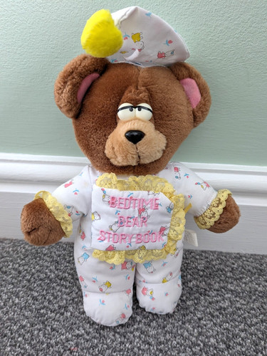 Vintage 1980s bedtime - 1980s, bear