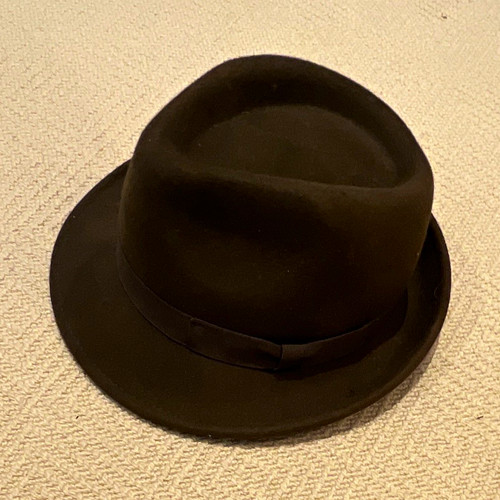 Major men black wool - men's, felt