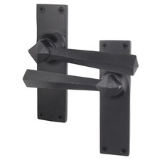 Black Iron Door Handles, Black