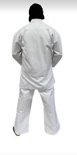 Karate suit white 14oz 100%  cotton white excellent quality & Price