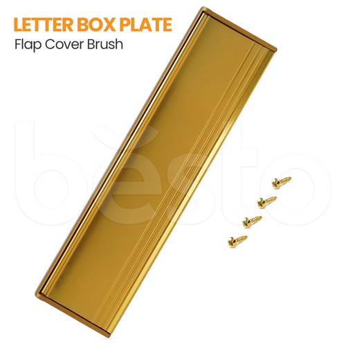 Metal door letter box - door,