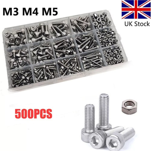 500x socket cap head hex - 500x, bolts