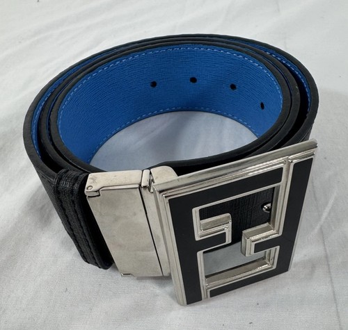 Fendi leather black patterned - leather,
