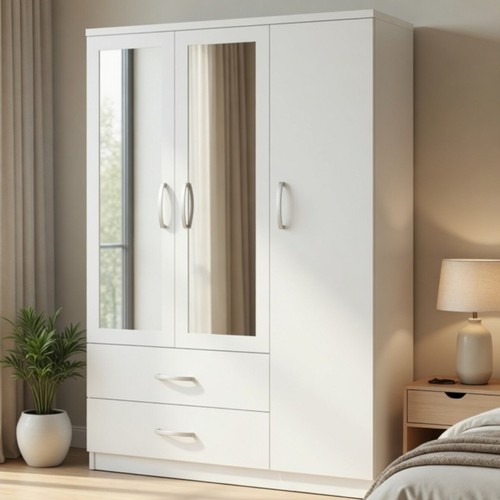 Door mirror wardrobe drawers - 3,