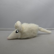 RARE Jellycat - Mouse Mate - Finger Puppet Tiny Plush Soft Toy 4.5" VTG Cream