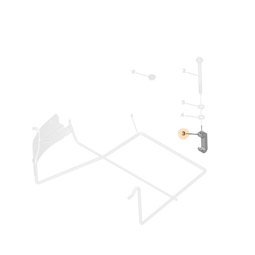 Genuine spare wheel carrier - genuine,