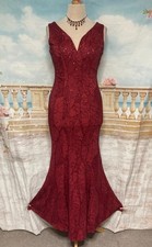 Dress 14 Red Sequin Evening