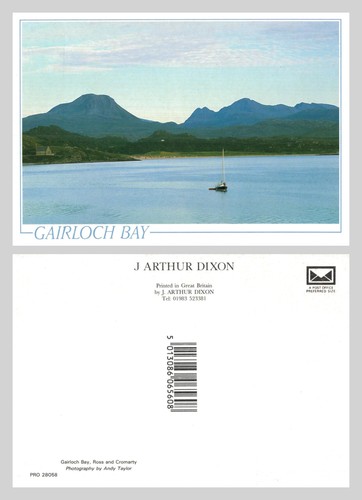 Postcard gairloch bay ross - postcard,