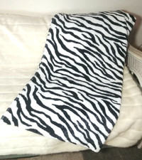 Throw Blanket Zebra Print Fur