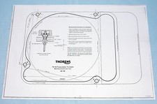 THORENS TD124 MK1 / MK2 & TD121 MOUNTING TEMPLATE - A HIGH QUALITY PERFECT COPY 