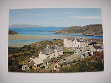 Morar postcard and the view to Rum. Near Arisaig, Mallaig, Glenfinnan etc.